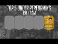 Top 5 Under Performing Center Mids (CM & CDM) in FIFA 14 Ultimate Team (FUT 14) Guide to Best Squad