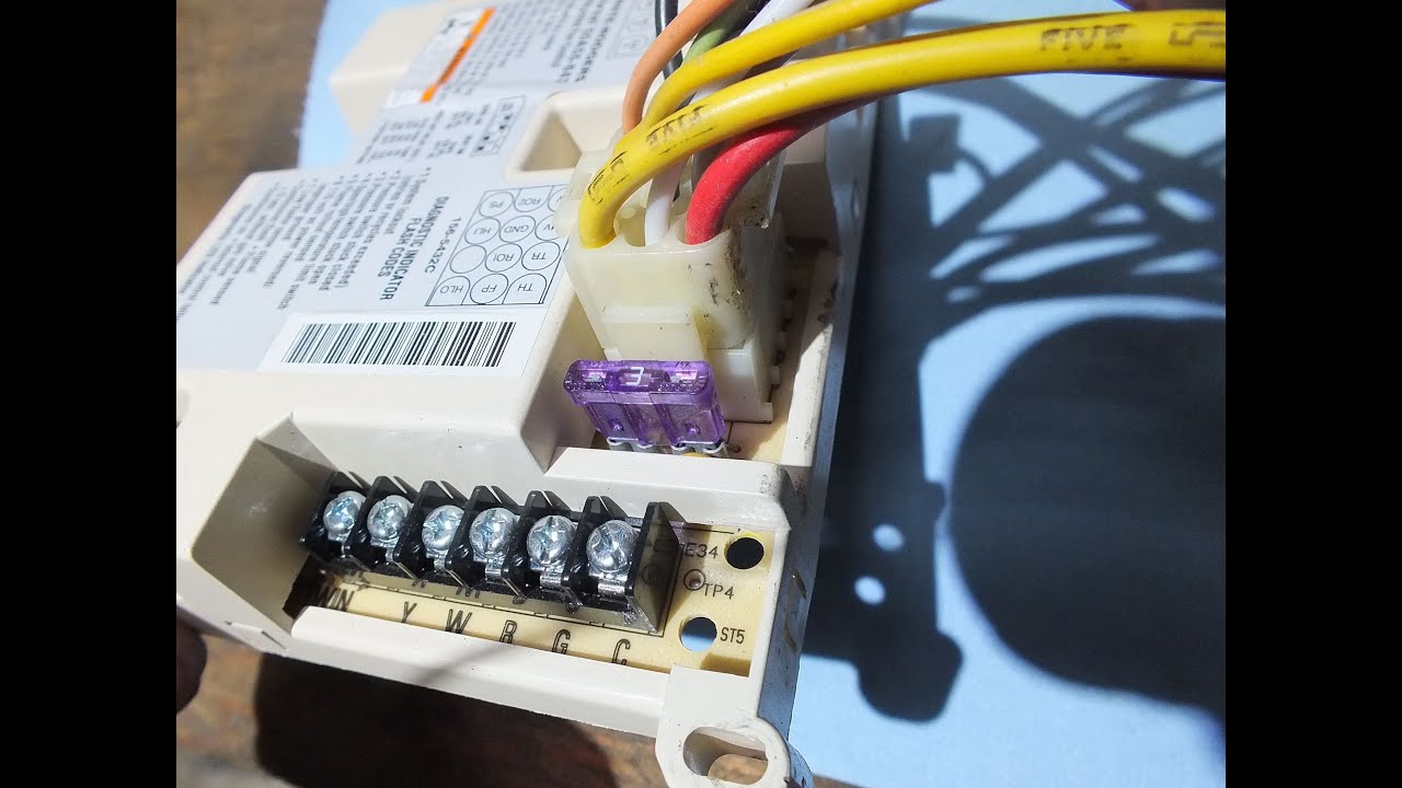 The gas furnace circuit board mounted fuse. Fuses part 2 - YouTube