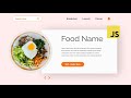 Creating a Meals Website with HTML, CSS, JavaScript, and TheMealDB API