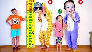 Ksysha Wants To Be Taller & Jumps On The Trampoline Ksysha Kids Tv
