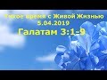 Тихое время с Живой Жизнью: к Галатам 3:1–9 (05042019)