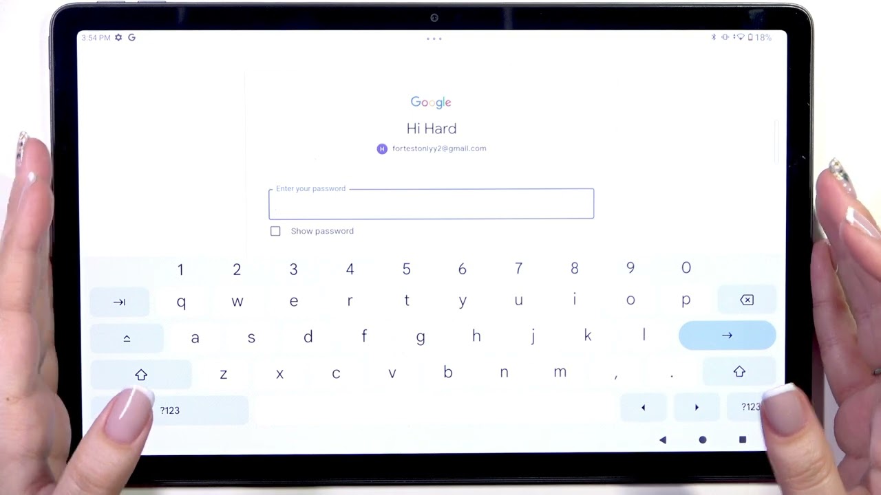 LENOVO Tab P11 Pro – How to Add or Remove Google Account LENOVO Tab P11 Pro – How to Add or Remove Google Account