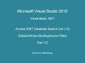 Visual Basic Net Search in Access Database - DataGridView BindingSource Filter Part 12