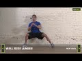 Nike - The Program: Gym Warm Up - Wall Side Lunges