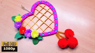 Woolen crafts | Wall hanging ideas | Amazing woolen wall hanging toran | jhumar banane ka tarika