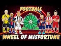 😲Football Wheel of Misfortune!😲 Feat Ronaldo Messi Neymar Haaland Lewandowski +more (Frontmen 2.7)