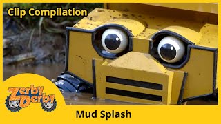 Zerby Derby |🚗| MUD SPLASH |💦| Best of Rain & Mud | Clip Compilation | Kids Cars