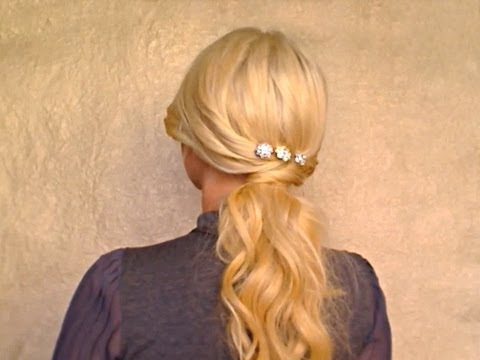 Holiday Hairstyles on Hairstyles For Long Hair Tutorial Quick Easy Elegant Updo Glam Holiday