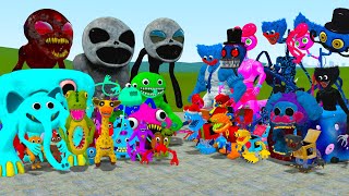 All Garten Of Banban 1-4 Family Vs Poppy Playtime Family In Garry's Mod