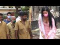 Akshay Sooryavanshi Heroine Niharica Raizada Arrived for Support Adopt a Fallen Tree Pit Campaign