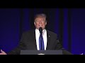 Trump speaks at a law enforcement conference