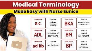 2024 Medical Terminology Made Easy - Part 1
