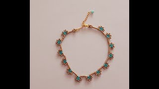 Diy-Taki Tasarim Boncuk Halhal Yapimi Jewelry Design Bead Anklet Making