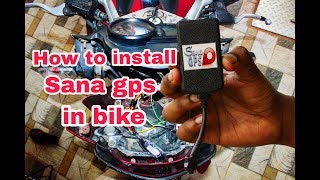 How to Install Sana GPS Tracker to Bike