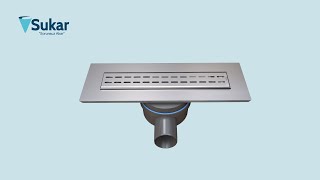 Линейный слив трап для душа Line 1 80cm Shower drain plain grate