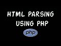 Simple HTML parser using PHP