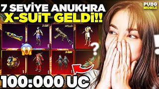 7 Sevi̇ye Anukhra X-Sui̇t Geldi̇ Fi̇ravun X-Sui̇t Geri̇ Geldi̇ 100.000 Uc Hepsi̇ni̇ Aldik Pubg Mobile