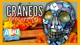 DIY: Calaveras Decoradas // Día de muertos // Materiales Reciclados