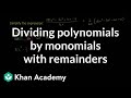 Thumbnail image for Polynomial divided by monomial