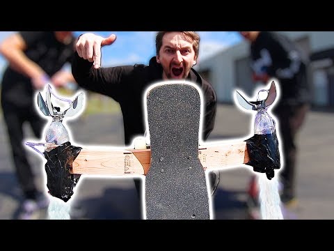ROCKET POWERED SKATEBOARD EXPERIMENT
