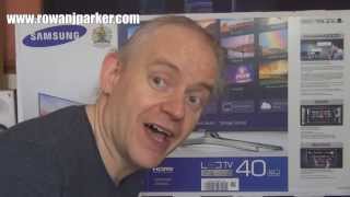 Samsung UE40H6400 3D LED Smart TV Unboxing And First Look