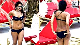 Priyanka Chopra's VULGAR Bikini Pictures In Pool | LehrenTV