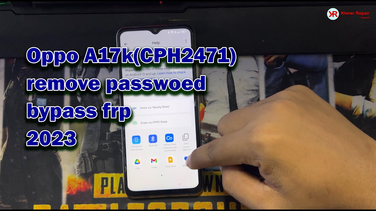 Oppo A17k, CPH2471, remove password, bypass frp, google Oppo A17k, CPH2471, remove password, bypass frp, google