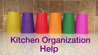 Organization -Dealing with Summer Time Kitchen Pile Up