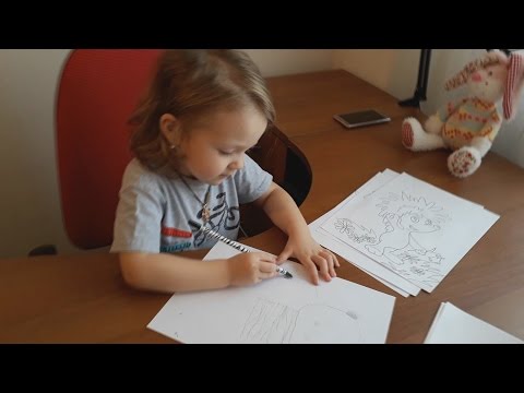 Учу ребенка рисовать видео Учу ребенка рисовать видео