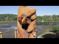 Camp Odetah,  27 ft. Chainsaw Carving
