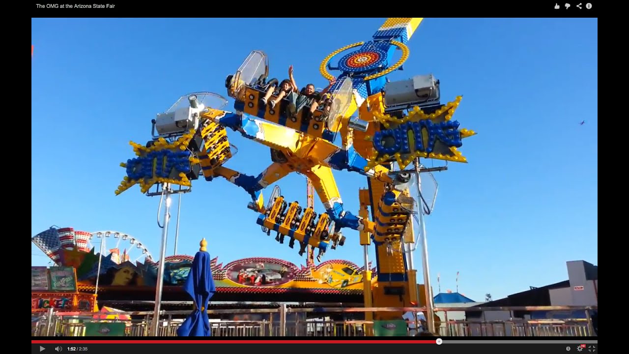 Crazy ride at the Arizona State Fair YouTube