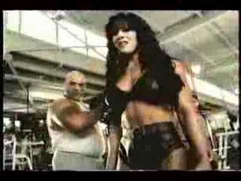 A 2001 Stacker 2 ad featuring Joanie Chyna Laurer Funny