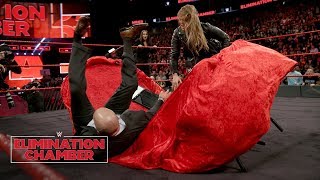 Ronda Rousey puts Triple H through a table at her contract signing: WWE Elimination Chamber 2018 Ronda Rousey puts Triple H through a table at her contract signing: WWE Elimination Chamber 2018