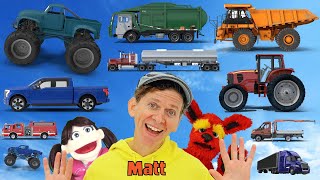 Trucks - What Do You See? Song  | Find It Version | Dream English Kids