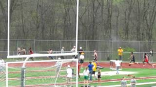 Neil Bodley 200m run at the West Perry Invitational 2012