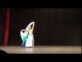 DANZA ARABE CON VELO ALUMNA DE BRIANDA LUZ