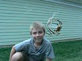 Orb Weaver spider wraps grasshopper 2.MOV