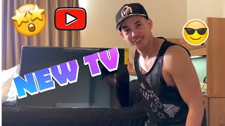 I Bought A New Tv Tv Unboxing - Vlog