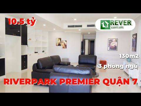 REVER - Căn hộ RiverPark Premier 130m2 với 3 phòng ngủ, Quận 7