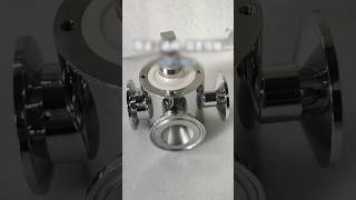 Customizable Zirconia Ceramic Three-Way Valve.