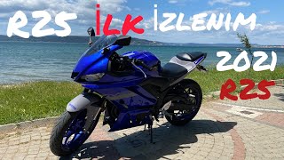 Yeni̇ Motorum R25 İlk İzleni̇m R25 İlk Sürüş 2021 R25 Aldim 2021 R25 İle İlk Gazlama
