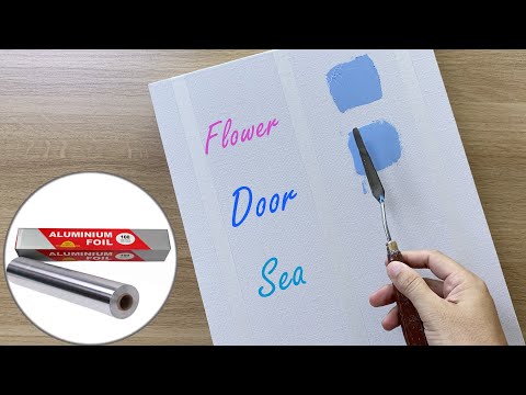 Daily challenge #141 / Aluminium Foil Art / Doorway to Beautiful Ocean View