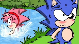 Sonic Got Into A Very Awkward Situation... Sonic Comic Dub