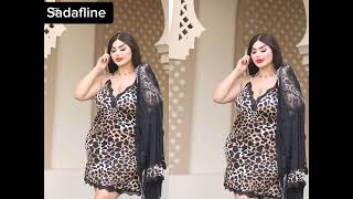 Arabian Curvy Plus Size Model Fashion Arabic Hot Girl Sadaf Model