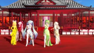 60Fps-Mmdloli-Luka-Rin-Ia-Miku-Gumi威风堂堂-Bydeathsilence