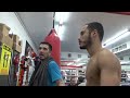 man who makes boxing shoes big times brandon rios "only works with big fighters!!!" EsNews Boxing
