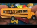 Cars for kids, Toys review and learning name and sounds School Bus, Taxi, Police Car, Ambulance toy