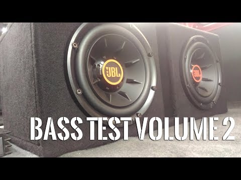 Dual JBL Club 1024 Subwoofer - BASS TEST Vol. 2