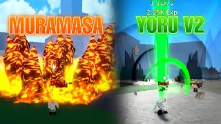 Getting Awaken Muramasa And Night Blade Yoru V2 King Legacy