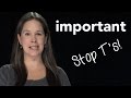 How to Pronounce IMPORTANT - American English